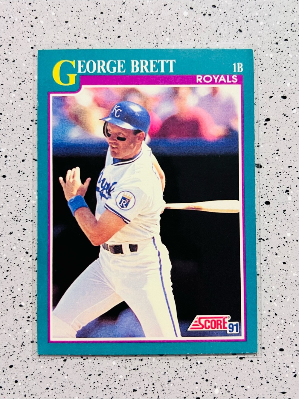 1991 Score George Brett #120 Kansas City Royals Hall of Fame Vintage Card NM💎 - Picture 2 of 4
